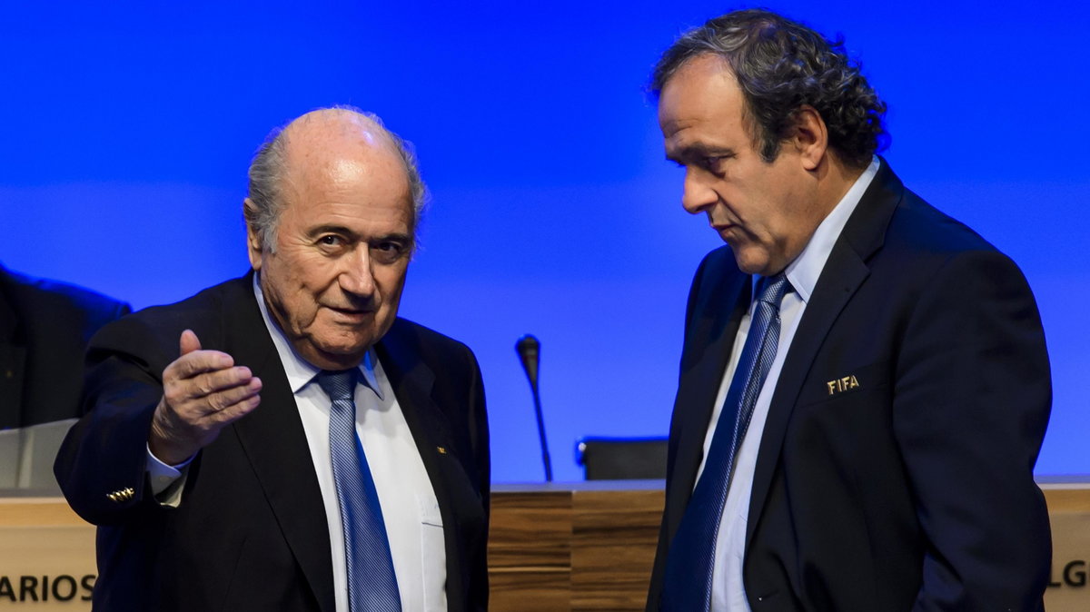 Joseph Blatter i Michel Platini 