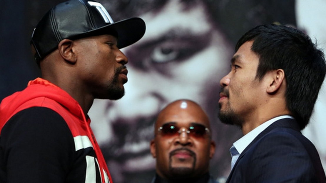 Mayweather Jr i Pacquiao oko w oko przed walką stulecia