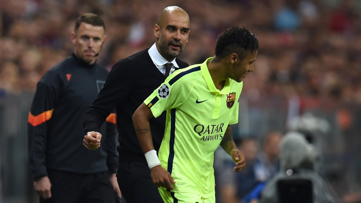 Pep Guardiola i Neymar