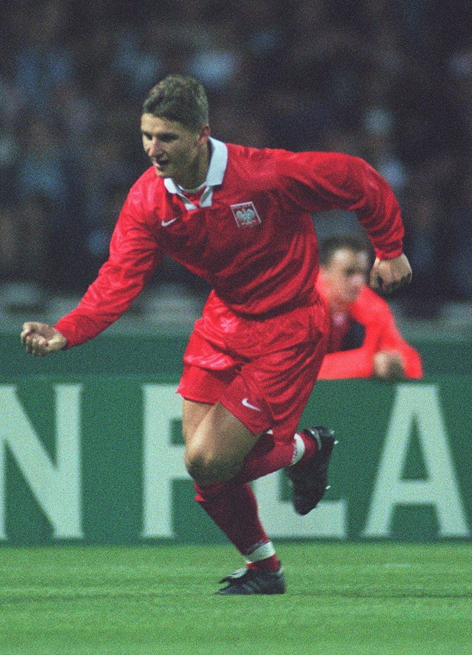 Marek Citko po golu na Wembley w 1996 r