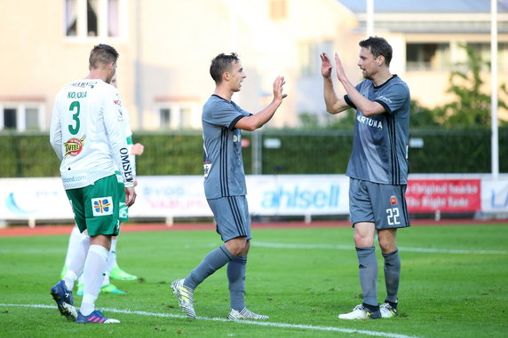 Pilka nozna. Liga Mistrzow. IFK Mariehamn - Legia Warszawa. 12.07.2017