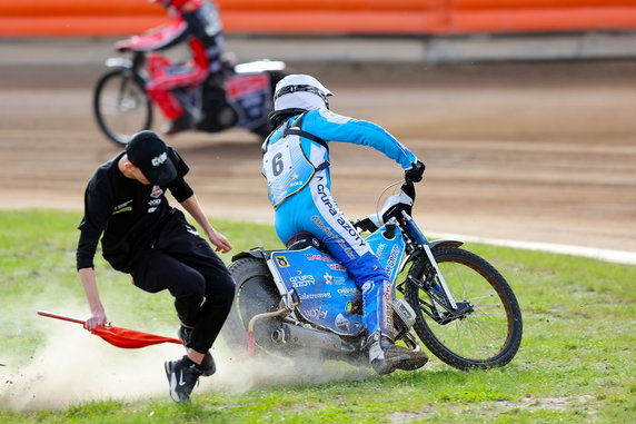 Jan Heleniak w meczu Start - Unia Tarnów