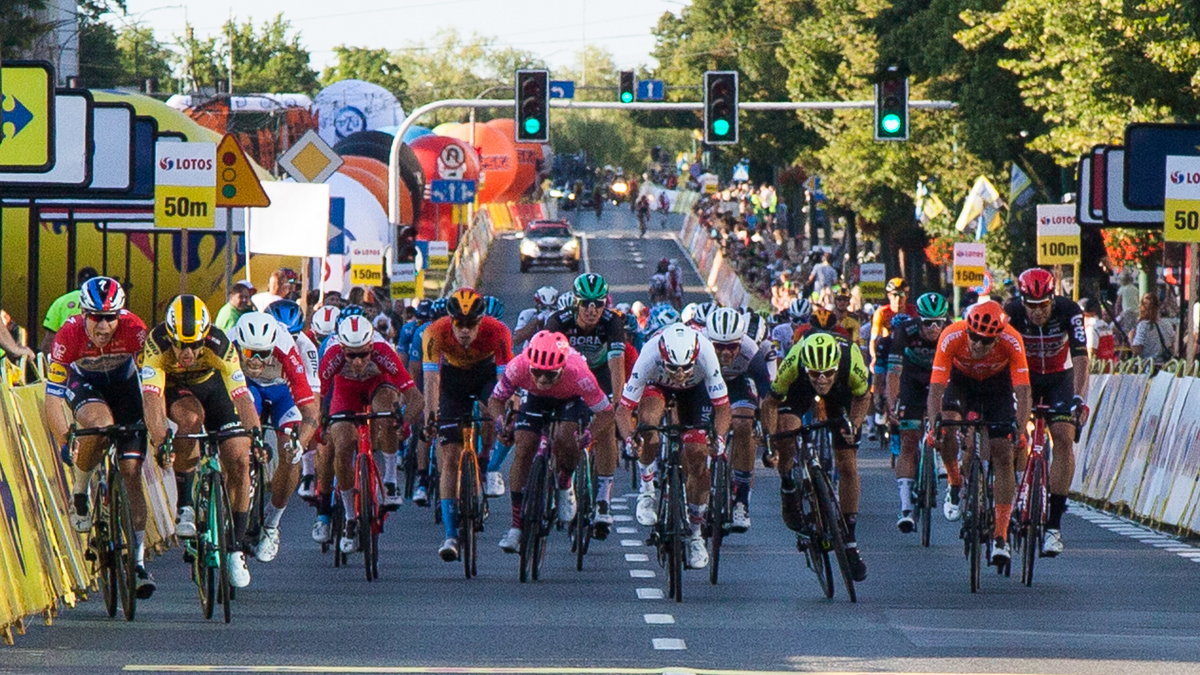 Tour de Pologne - moment fatalnego wypadku