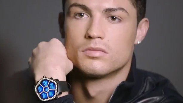 Cristiano Ronaldo w reklamie zegarków