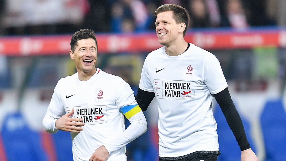 Robert Lewandowski i Wojciech Szczęsny 