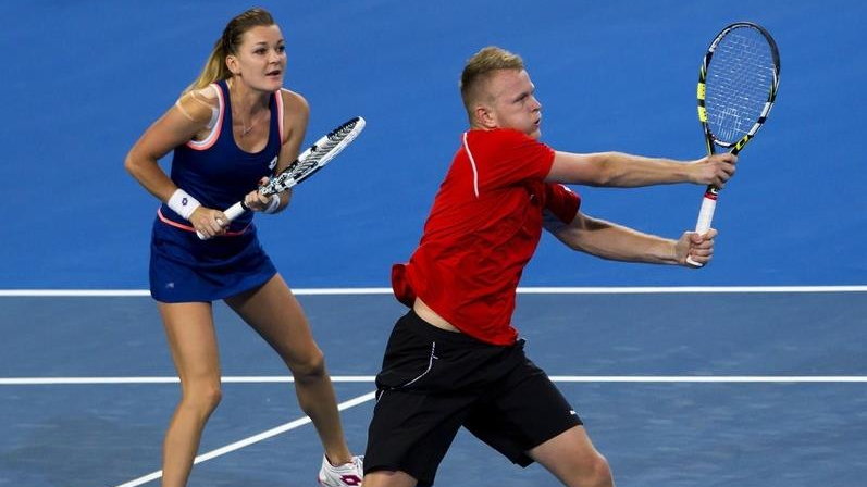 Agnieszka Radwanska i Grzegorz Panfil