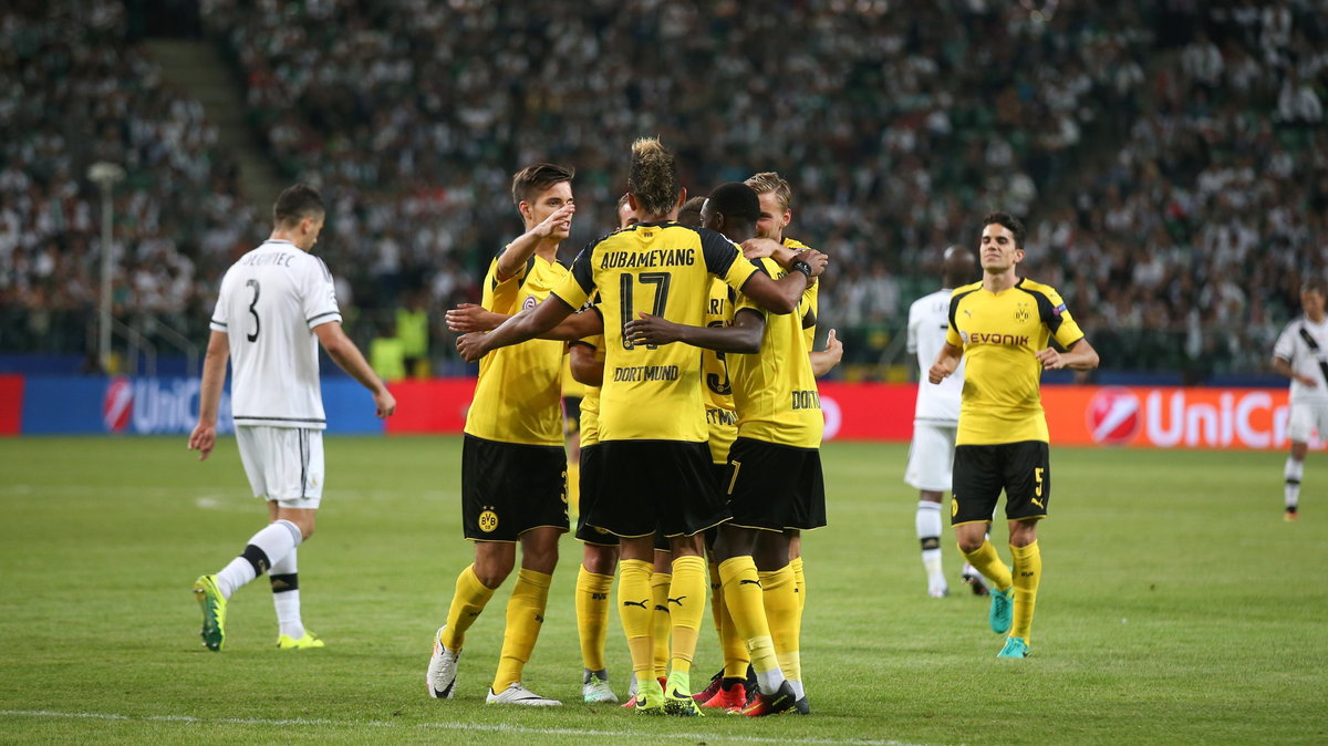 Pilka nozna. Liga Mistrzow. Legia Warszawa - Borussia Dortmund. 14.09.2016