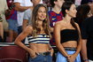 Anna Lewandowska na trybunach Camp Nou