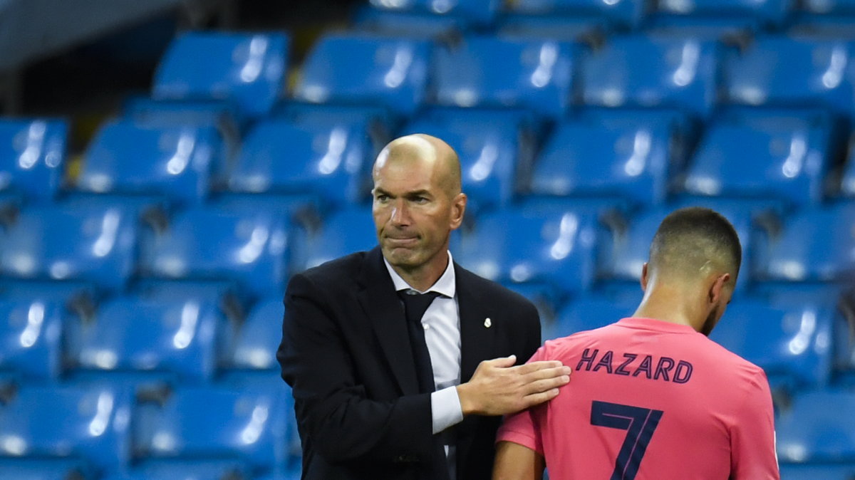 Eden Hazard i Zinedine Zidane