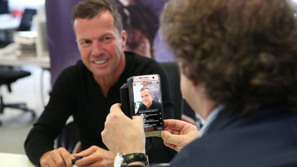 Lothar Matthaus w Przegladzie Sportowym