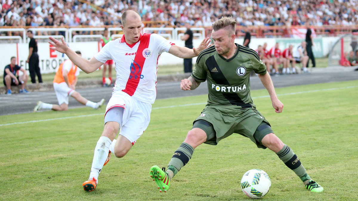 Pilka nozna. Liga Mistrzow. Zrinjski Mostar - Legia Warszawa. 12.07.2016