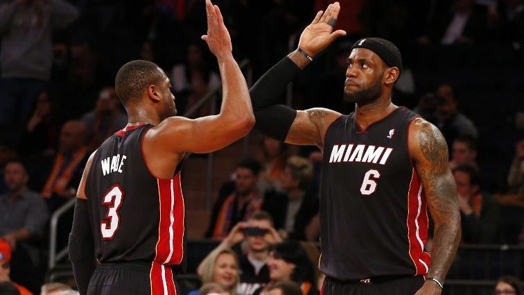 Dwayne Wade i LeBron James