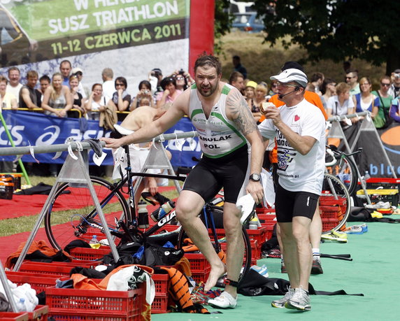 Gwiazdy wystartowały w triathlonie