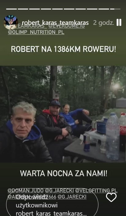 Robert Karaś kontunuuje wyścig po marzenia