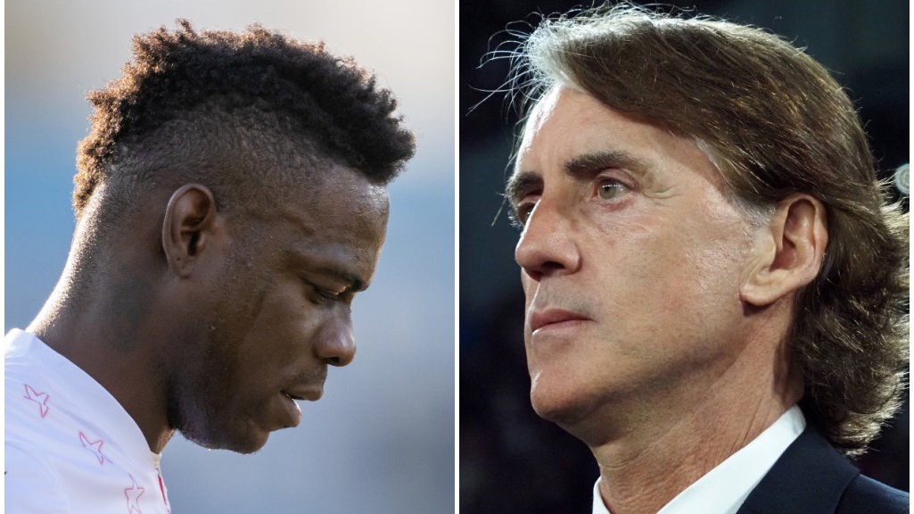 Mario Balotelli i Roberto Mancini