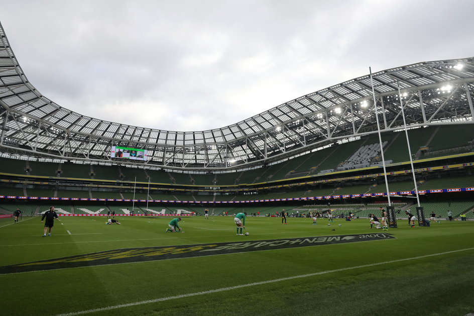 Na Aviva Stadium rozgrywane są mecze piłkarskie i rugby. Biało-Czerwoni mieli na tym obiekcie zmierzyć się ze Słowacją i Szwecją. 