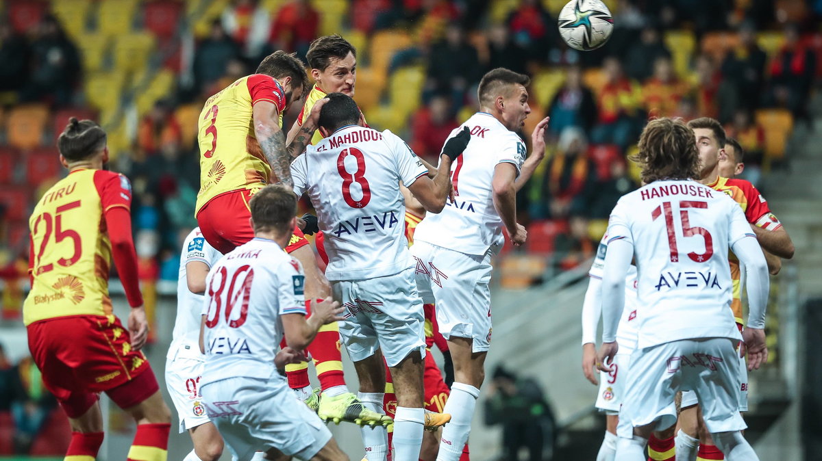 20.11.2021 JAGIELLONIA BIALYSTOK - WISLA KRAKOW PKO BANK POLSKI EKSTRAKLASA PILKA NOZNA