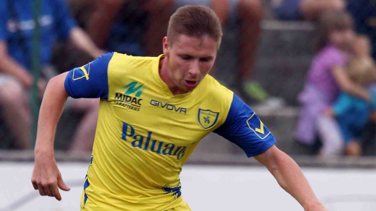 Tomasz Kupisz (jeszcze w barwach Chievo Werona)