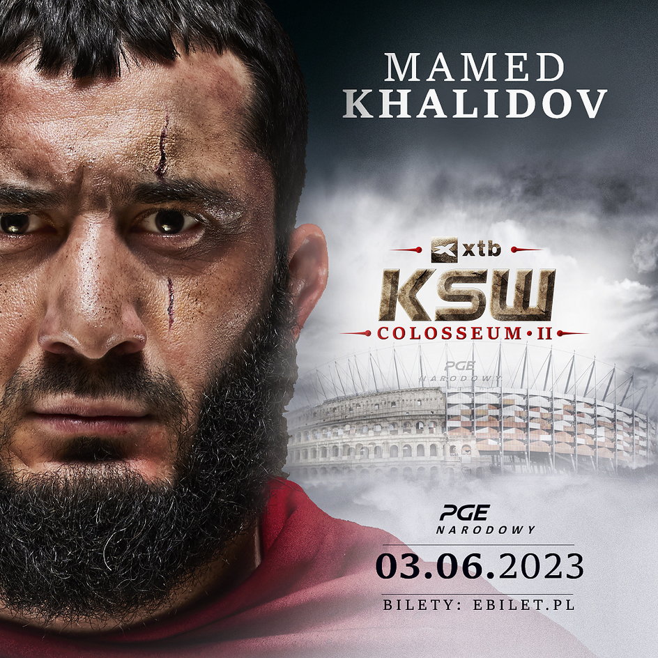 Mamed Chalidow wystąpi na gali KSW 83 na Stadionie Narodowym