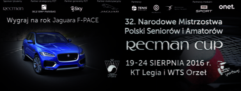 32. Narodowe Mistrzostwa Polski Seniorów i Amatorów w tenisie "Recman Cup"