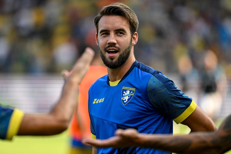 Przemysław Szymiński in den Farben von Frosinone