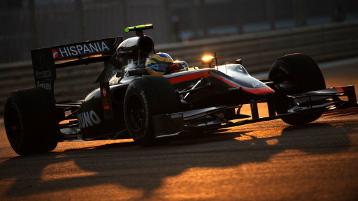 Bruno Senna w bolidzie HRT