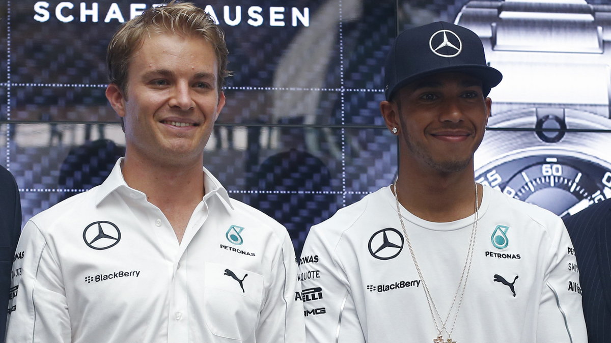 Nico Rosberg i Lewis Hamilton 