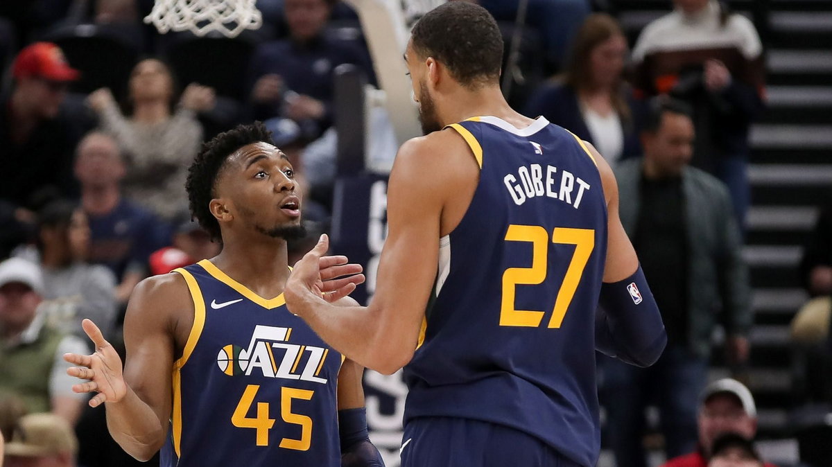 Donovan Mitchell i Rudy Gobert