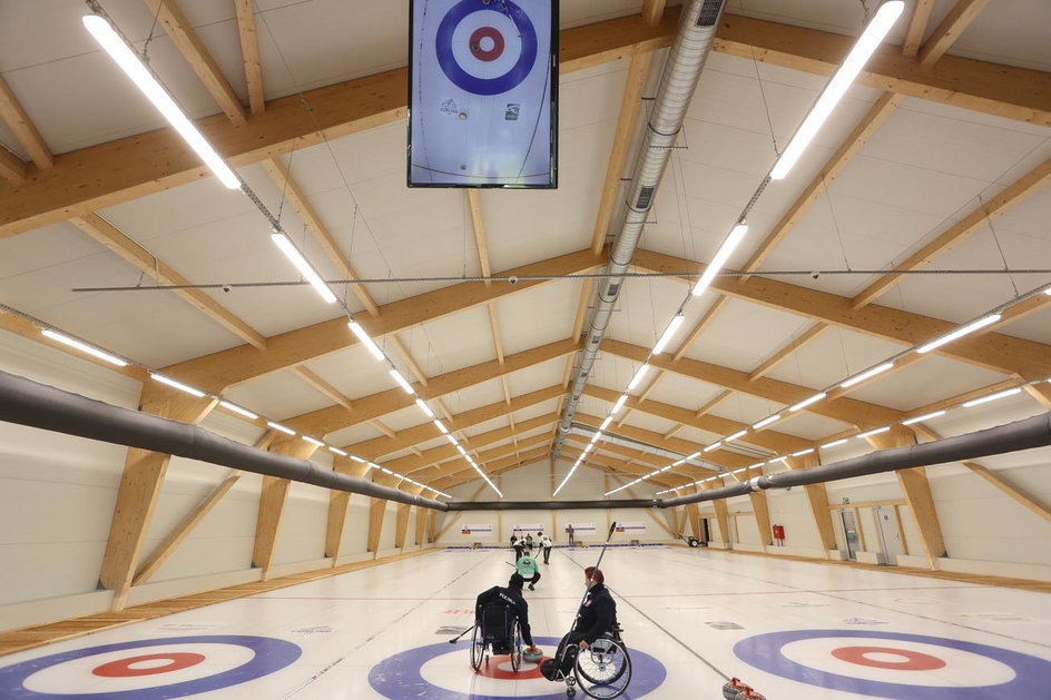 Otwarcie hali Curling Łódź