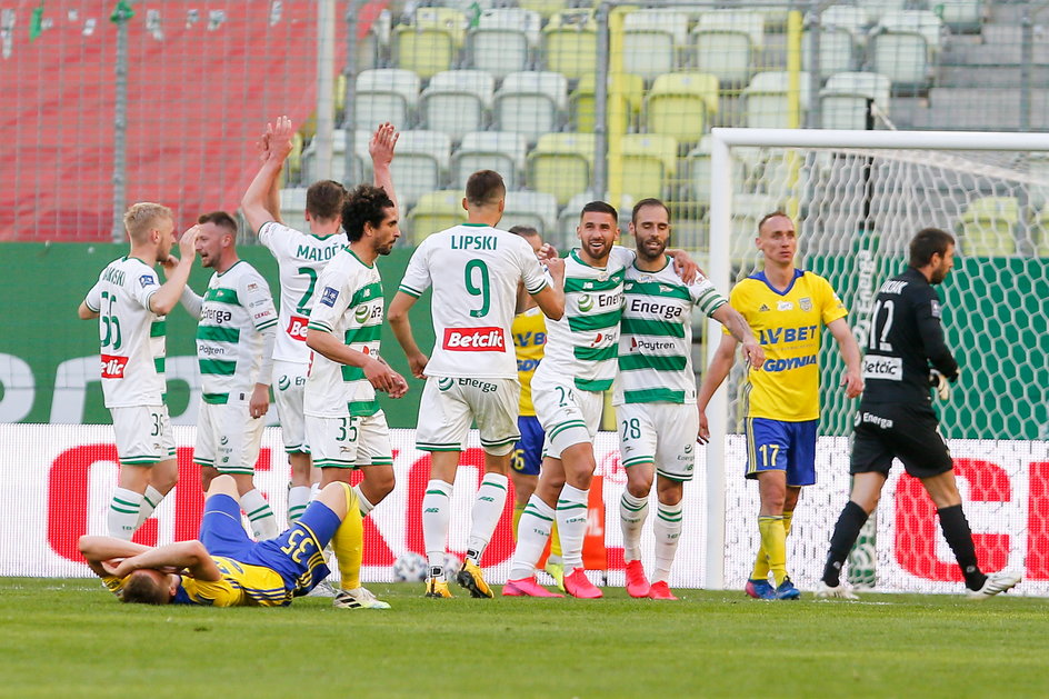 Lechia Gdańsk 4:3 Arka Gdynia (31.05.2020 r.).