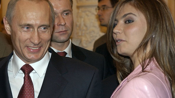 Władimir Putin i Alina Kabajewa w 2004 r.