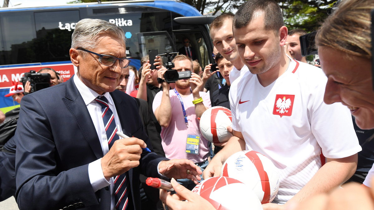 Trener piłkarskiej reprezentacji Polski Adam Nawałka