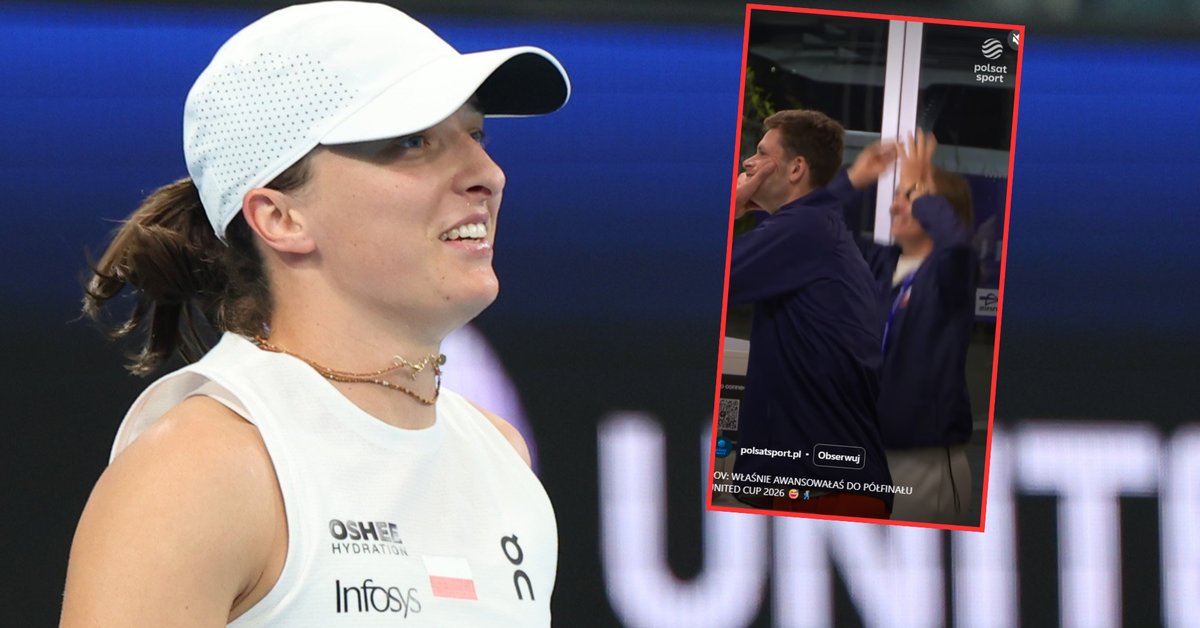 Oto co zrobiła Iga Świątek po meczu z Australią. Wszystko się nagrało
