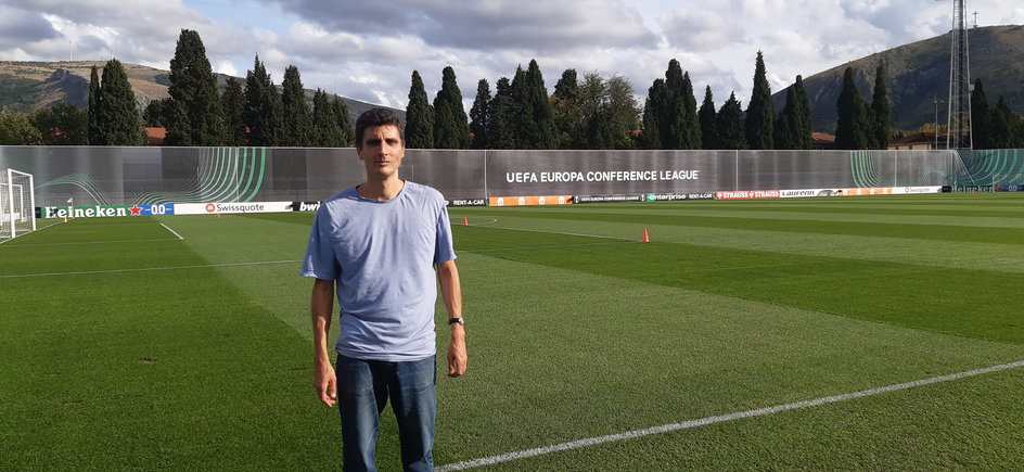Wysłannik Przeglądu Sportowego Onet na stadionie, na którym w czwartek Legia zmierzy się ze Zrinjskim