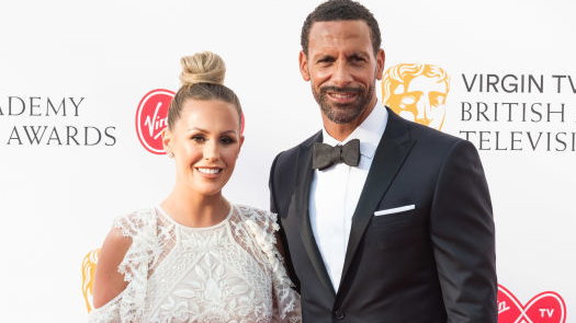 Rio Ferdinand z żoną Kate