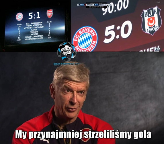 Memy po meczu Bayern Monachium - Besiktas Stambuł /fot. Internet