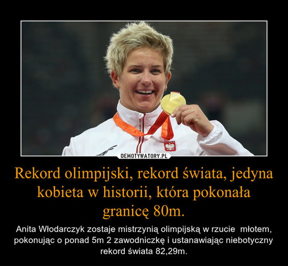 Rio 2016: Anita Włodarczyk zdobyła olimpijskie złoto