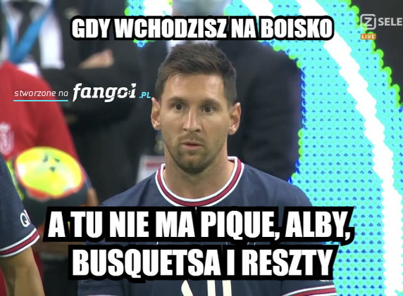 Memy po debiucie Leo Messiego w PSG