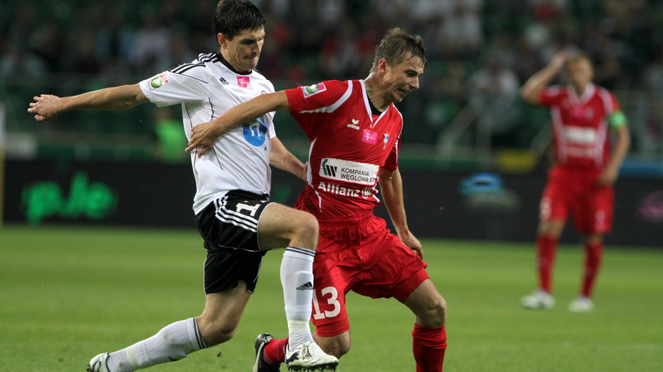 PIŁKA NOŻNA LIGA POLSKA LEGIA WARSZAWA GÓRNIK ZABRZE