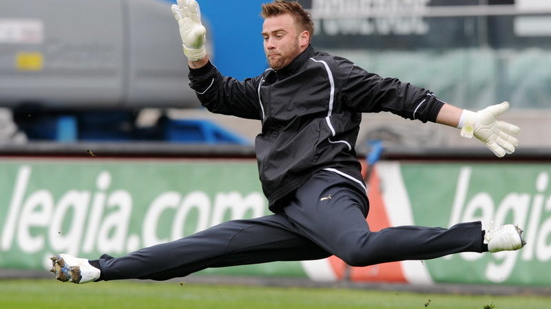 Artur Boruc trenuje ponownie z Legią Warszawa (fot. Adam Polak/legia.com)