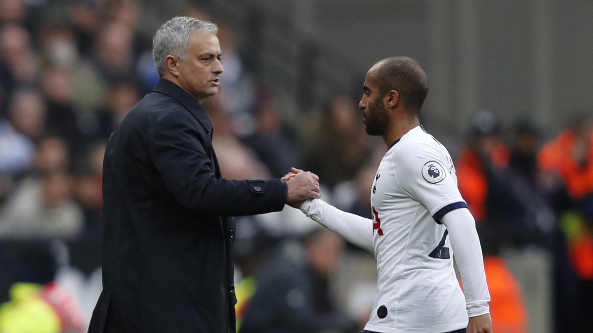 Jose Mourinho i Lucas Moura (Tottenham)