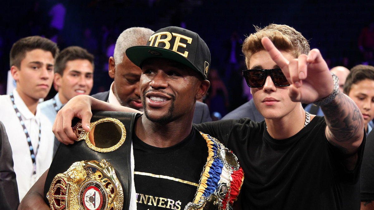 Floyd Mayweather Jr i Justin Bieber