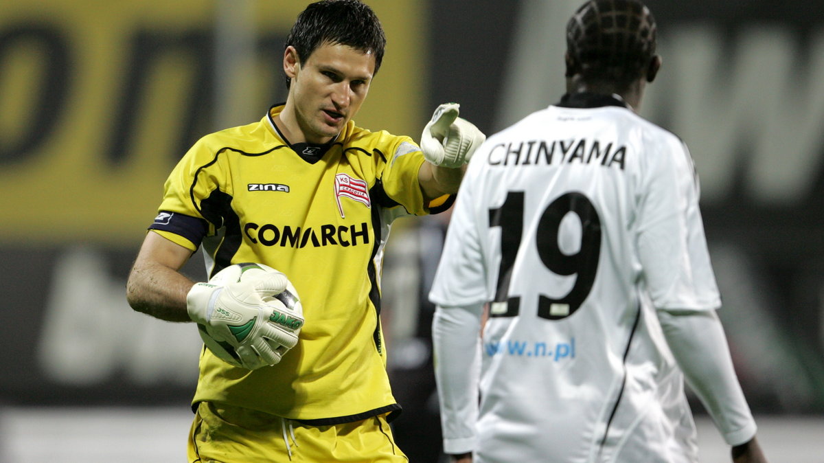 Marcin Cabaj (L) Legia Warszawa - Cracovia