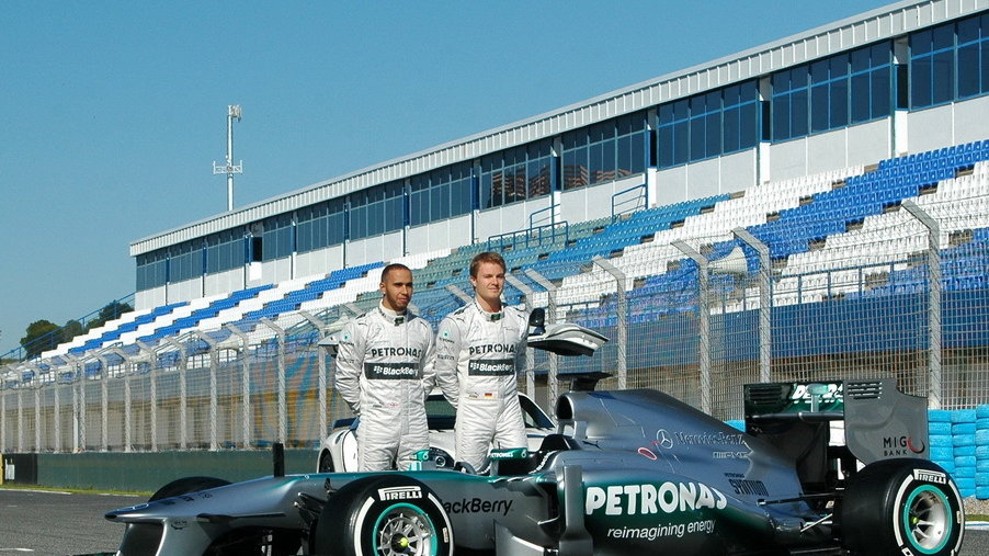 Nico Rosberg (P) i Lewis Hamilton