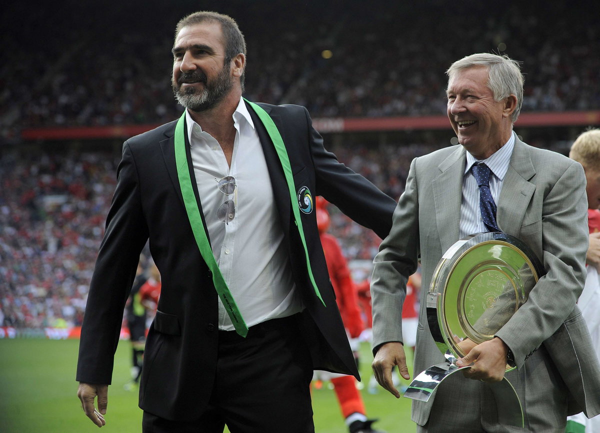 Eric Cantona i Alex Ferguson