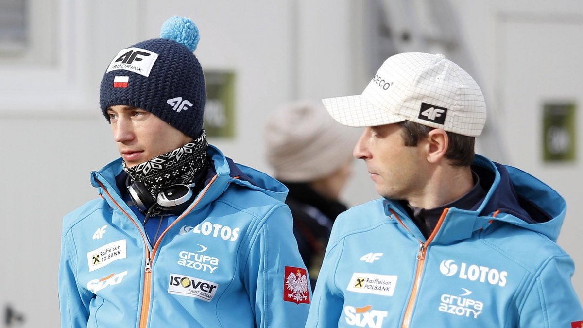 Łukasz Kruczek i Kamil Stoch