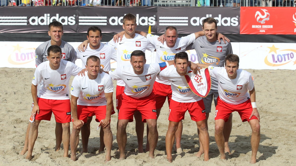 28.06.2014 BEACH SOCCER PILKA PLAZOWA POLSKA - HOLANDIA