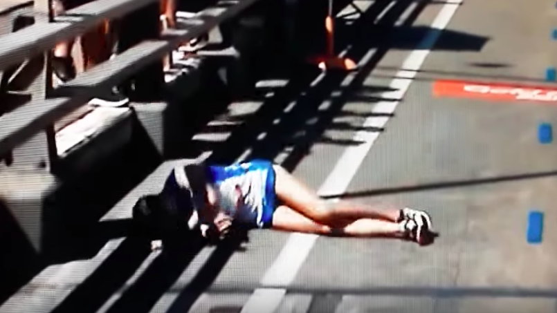 Callum Hawkins przeżył dramatyczne chwile na trasie maratonu w Gold Coast