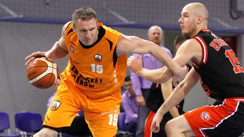 Michał Hlebowicki w czasach gry w R8 Basket