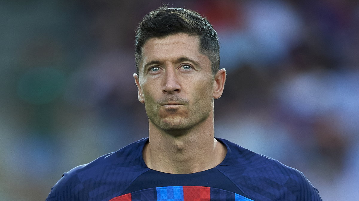 Robert Lewandowski w barwach Barcelony (7 sierpnia 2022 r.)